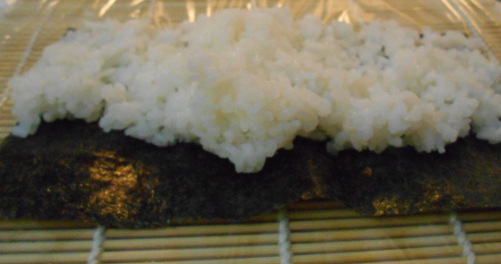 place rice left and right
