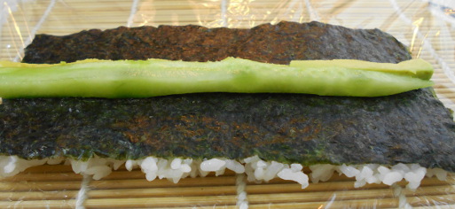 ingredients uramaki roll