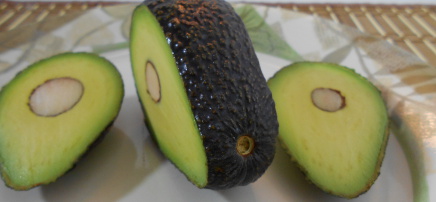 cut the avocado