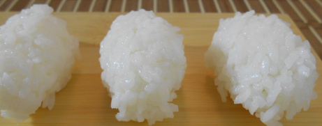 nigiri rice shaped
