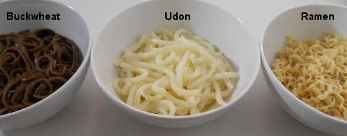 types of Japanese noodles
