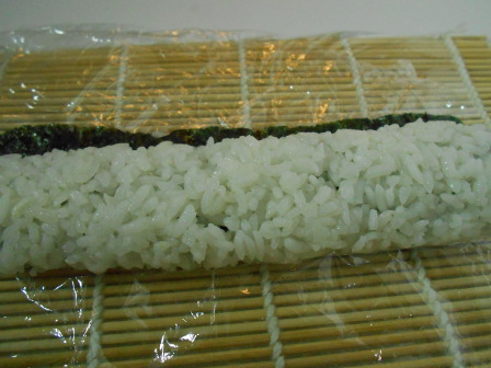 rolling method rice on outside roll